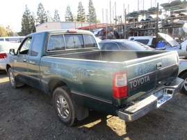1997 TOYOTA T100 GREEN XTRA CAB 3.4L AT 2WD Z16498
